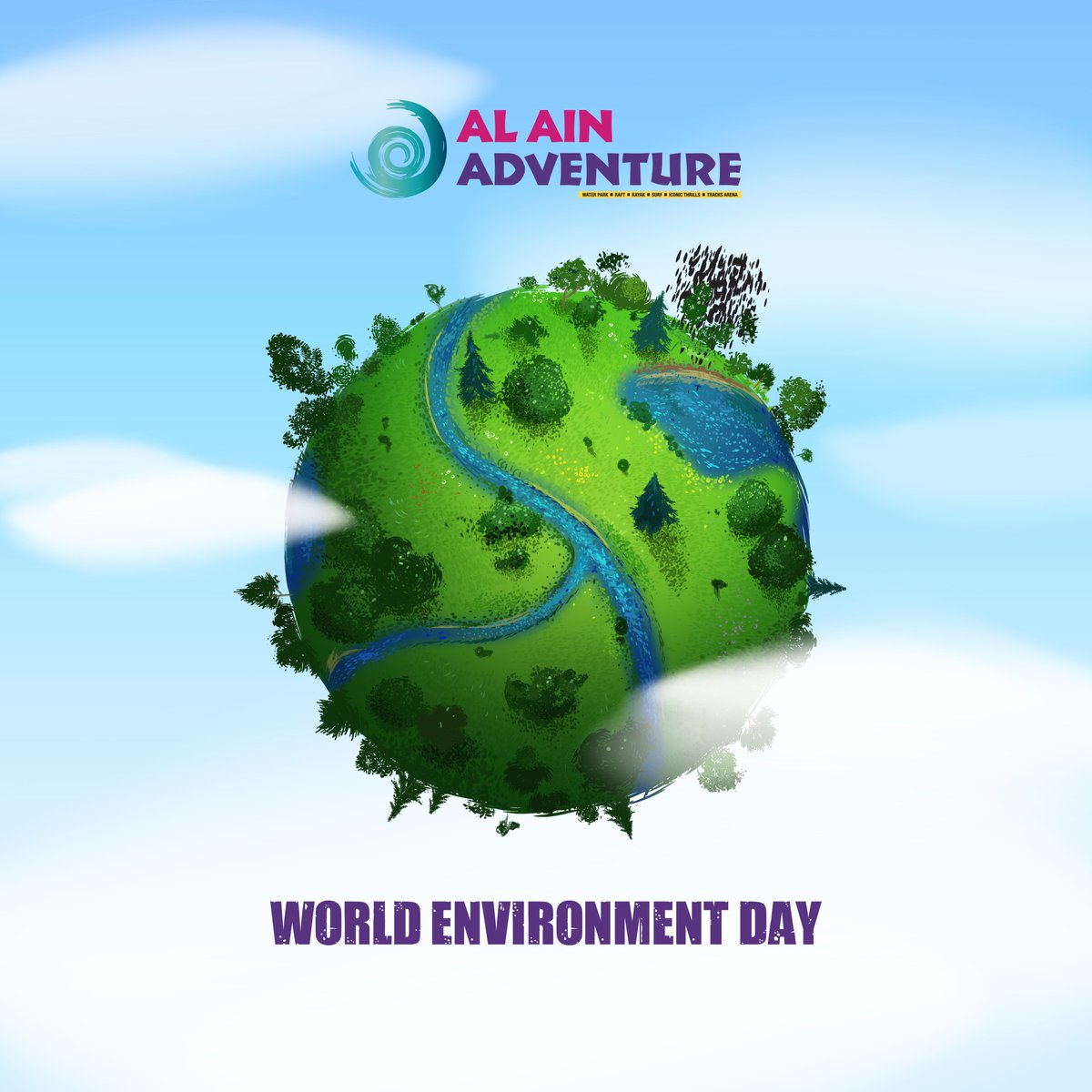 World   Environment Day, our chance to renew our commitment to protecting our home   planet!

في اليوم العالمي للبيئة، نجدد التزامنا بحماية كوكبنا!