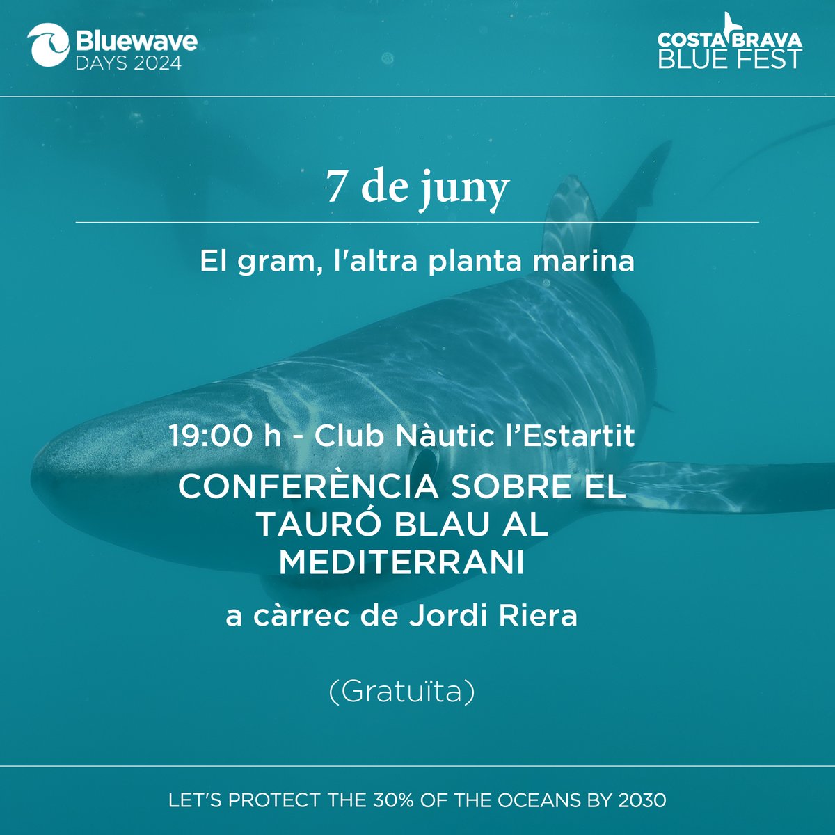 CostaBravaSub's tweet photo. 🐟 COSTA BRAVA BLUE FEST
Aquí teniu el calendari general amb totes les activitats que es faran del 7 al 14 de juny.

Si voleu informació més detallada, consulteu la nostra web https://t.co/MVhWHGDP1S

Us hi esperem! #costabravabluefest2024 https://t.co/Wz7zTEAcSM