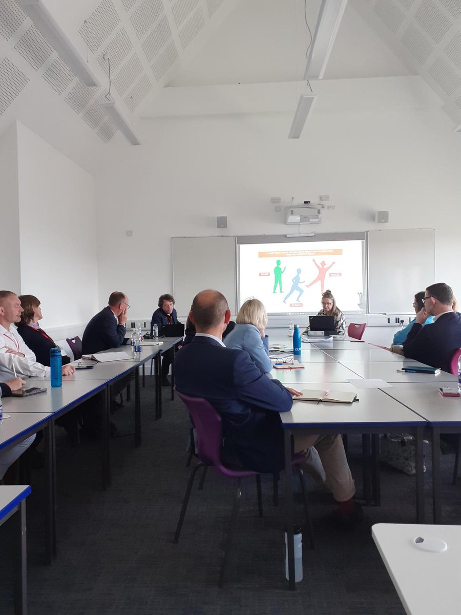 RNCSF17's tweet photo. Our workshops are in full flow...
One room is talking about trauma and attachment awareness- techniques discussing the effects of trauma on the development of the brain and how all behaviour is communication.
#rncsf #SchoolsDay2024 https://t.co/VP76MqjCx6