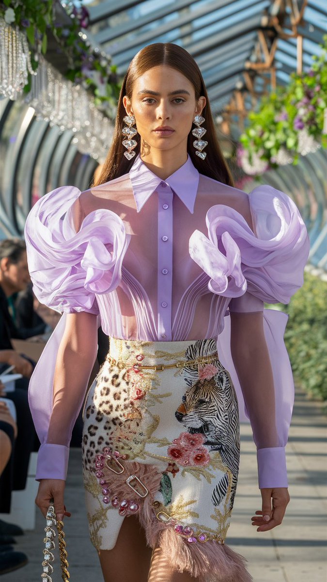 amaliagaroca's tweet photo. • Tendencias SS 2024 •

• Tonos lilas
• Estampados animal prints leopardo y zebra en tonos pasteles y rosados
• Transparencias

#inteligenciaartificial #moda #estilo #cordobaesp #fashion https://t.co/8rq58aICRb