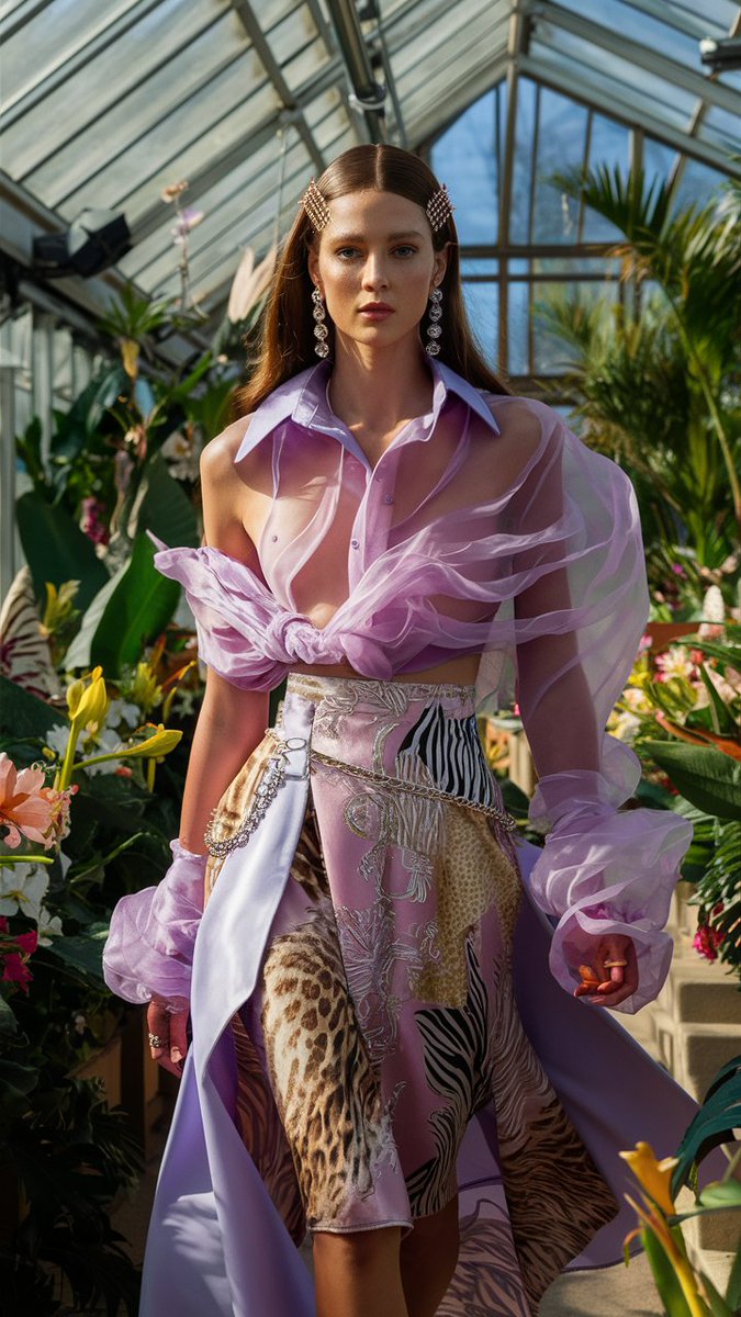 amaliagaroca's tweet photo. • Tendencias SS 2024 •

• Tonos lilas
• Estampados animal prints leopardo y zebra en tonos pasteles y rosados
• Transparencias

#inteligenciaartificial #moda #estilo #cordobaesp #fashion https://t.co/8rq58aICRb