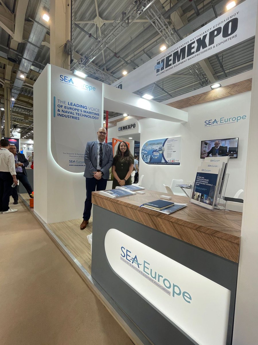 HEMEXPO (@hemexpo) on Twitter photo Welcome <a href="/seaeurope/">SEA Europe</a>, the shipyards’ & maritime equipment association of Europe, who are participating in #Posidonia2024 via the HEMEXPO pavilion!
Swing by the HEMEXPO pavilion on stand 3.131, we look forward to welcoming you.
#GreekMaritimeExcellence #HellenicMarineSuppliers Welcome <a href="/seaeurope/">SEA Europe</a>, the shipyards’ & maritime equipment association of Europe, who are participating in #Posidonia2024 via the HEMEXPO pavilion!
Swing by the HEMEXPO pavilion on stand 3.131, we look forward to welcoming you.
#GreekMaritimeExcellence #HellenicMarineSuppliers