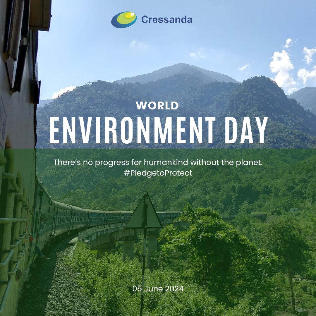CressandaRail's tweet image. #pledgetoprotect our right to a clean and green world. #WorldEnvironmentDay‌2024