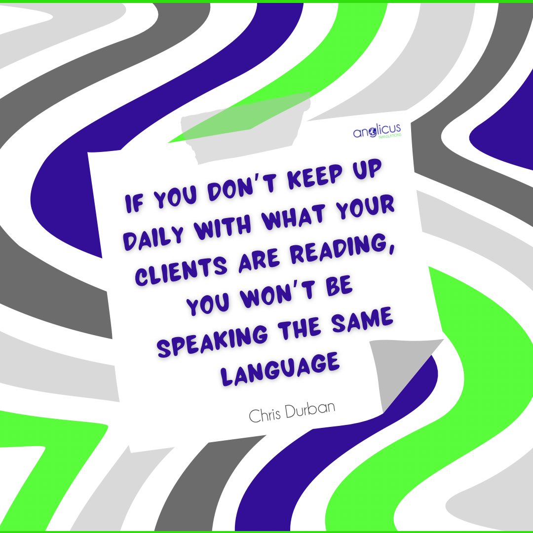 AnglicusTrans's tweet image. That’s the second time I’ve heard @ChrisDurbanFR speak in as many months and I’ve come away with so much to think about yet again.

Make sure you’re speaking your client’s language - in more ways than one!

#ITIConf2024 #iticonf24 #xl8