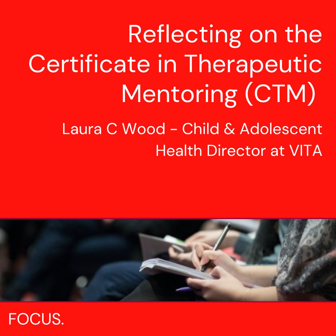 The Certificate in Therapeutic Mentoring (CTM) has been created to develop the understanding and skills that help enable traumatised children and families to recover from trauma.
Read more here 👉 mailchi.mp/vita-network/v…
*This is a personal reflection only