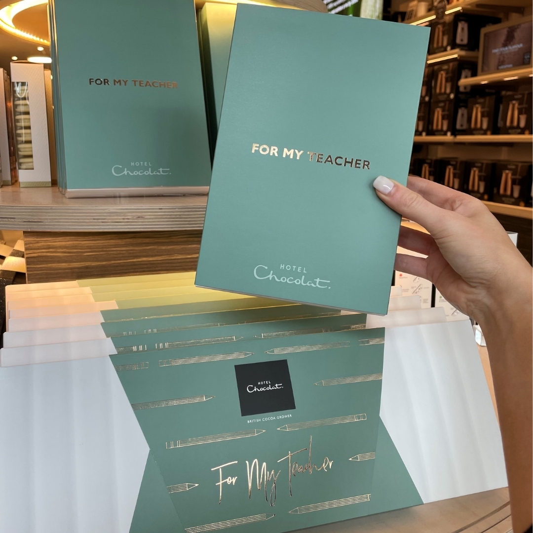 It's that time of year when the parents' group chat starts buzzing about teacher's gifts. Look no further than <a href="/HotelChocolat/">Hotel Chocolat</a>!

Make it easy with H-Box or Sleekster of your choice, wrapped in a complimentary gift sleeve?

Perfect for showing appreciation with a touch of elegance.