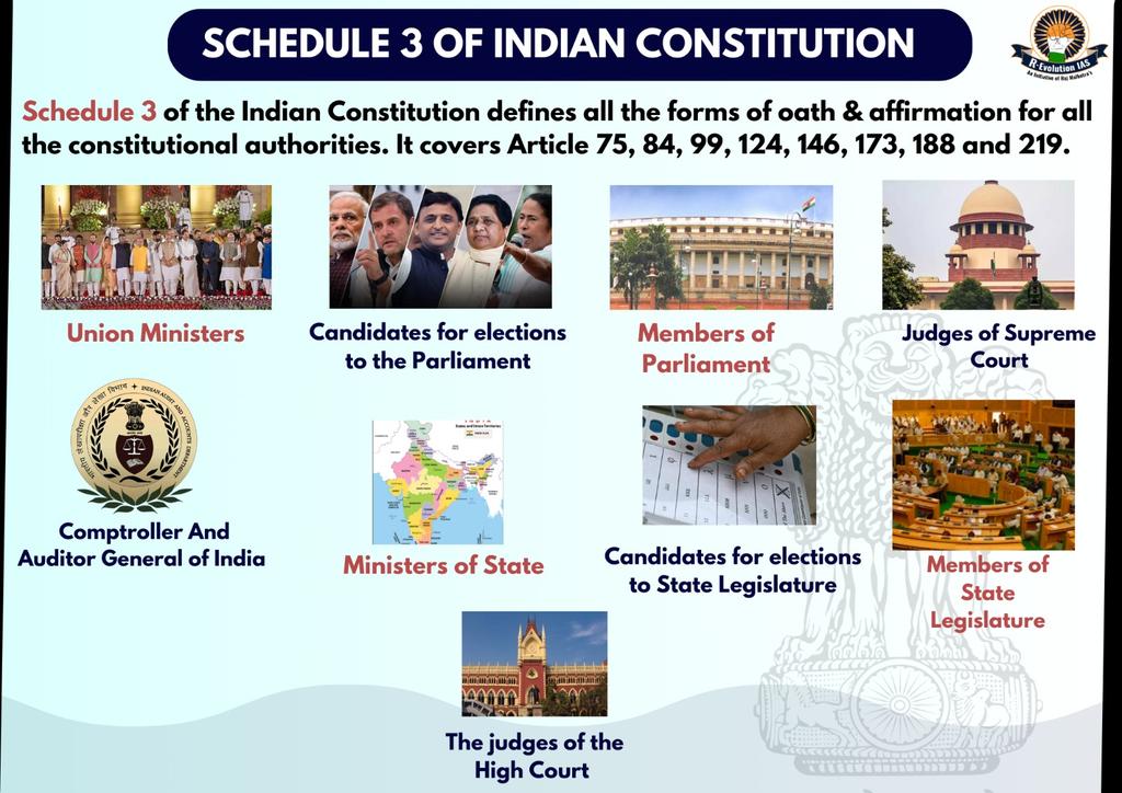 Rajmalhotrachd's tweet image. #Schedule3 of #IndianConstitution talks about #Oaths 

Let's check this 🧵