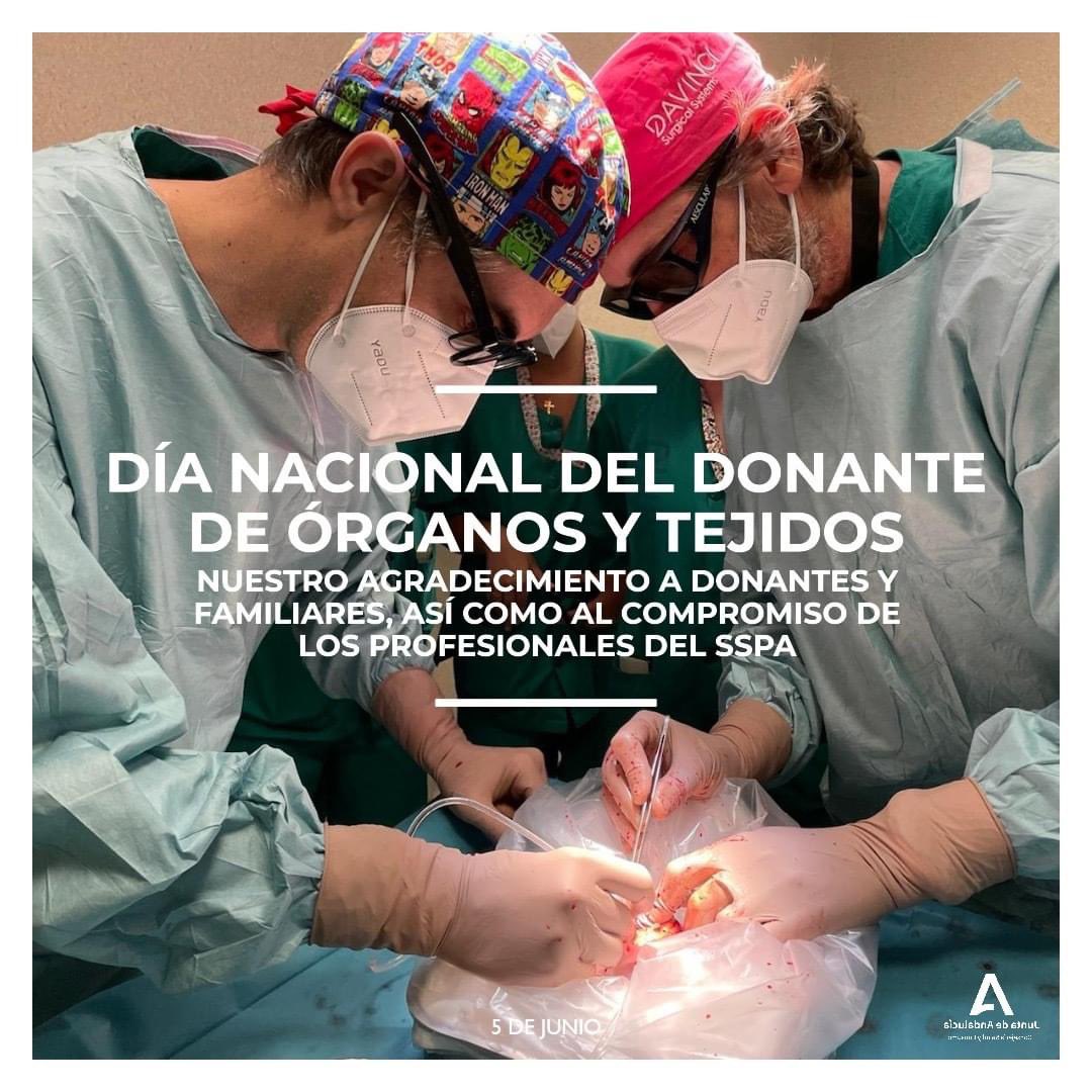 📆 Hoy conmemoramos el #DíaNacionaldelDonantedeÓrganos una efeméride con la que queremos dar las gracias a los donantes y a sus familias, que no dudan en ser solidarios en los momentos más complejos

💚 También a los profesionales del #SSPA, por su compromiso y entrega