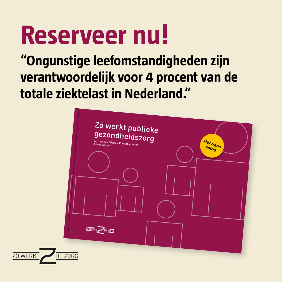 "Ongunstige leefomstandigheden zijn verantwoordelijk voor 4 procent van de totale ziektelast in Nederland" Wat zijn de kerntaken van publieke gezondheidszorg? 

Het boek Zó werkt publieke gezondheidszorg geeft antwoord op al deze vragen (en nog veel meer). argumentenfabriek.nl/products/zo-we…