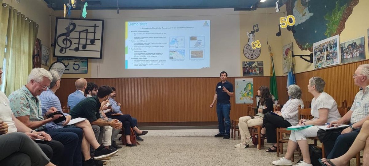 RE_EMPOWERED's tweet photo. DAFNI Network, RE-EMPOWERED partner and member of the Clean energy for EU islands consortium presented the project during the forum and the “Sector Coupling“ worskhop held in italian island Pantelleria, an 
More 👇
https://t.co/ux4hW1Ohvu

#CE4EUI #EUIslands
@Energy4Europe https://t.co/FxUKSBH7Zf