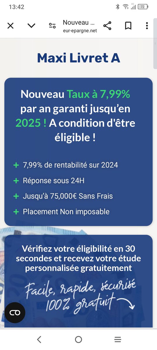 Pour <a href="/GoogleFR/">Google FR</a> ce lien sponsorisé qui renvoie vers un site promettant un livret A à 7,99 % ne pose pas de problème... Comment dire.... ! <a href="/ACPR_actu/">Autorité de contrôle prudentiel et de résolution</a> #arnaque