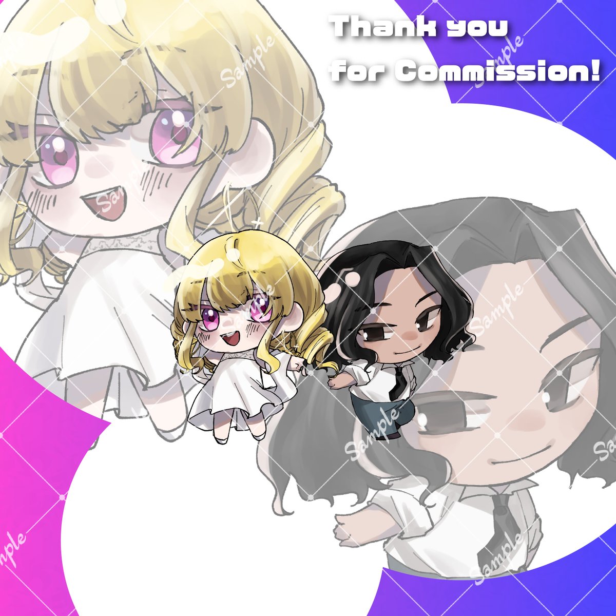 Edo_oreo's tweet photo. ■　𝘾𝙤𝙢𝙢𝙞𝙨𝙨𝙞𝙤𝙣　■
=　=　=　=　=　=　=　=

個人依頼にて
┗SD立ち絵4つ

納品させていただきました。
ご依頼ありがとうございました！
=　=　=　=　=　=　=　= https://t.co/Ie8umEhm8R