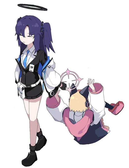 引きずられモモイ#ブルアカ 