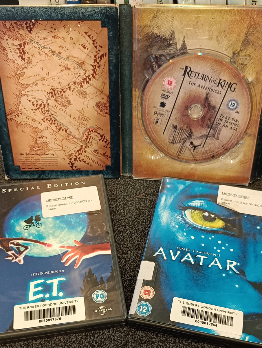 Our DVD collection on floor 8 can help relax now most exams are over, our library does not just have academic materials