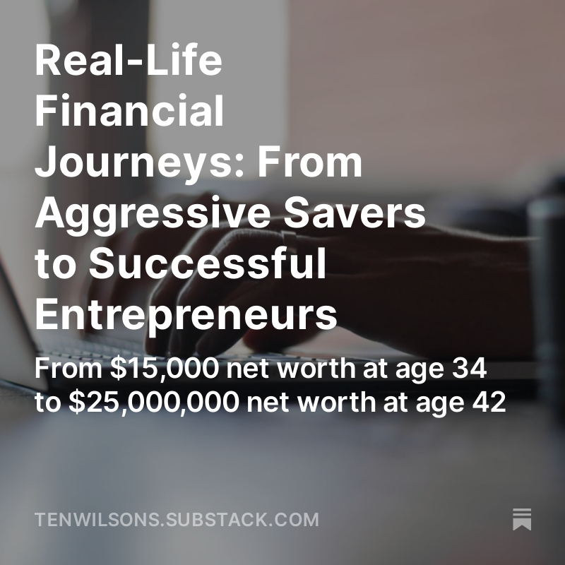 5 net worth updates:

$350,000 net worth - A 29 year-old that is earning $120K/ year and has been saving and investing aggressively while living with his parents for the last 3 years.

$73,375 net worth - A 31 year-old Senior Resource Navigator earns $58,000/year working at a