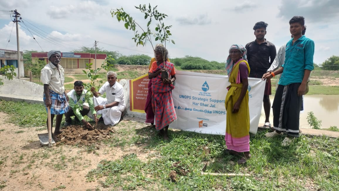 Celebrating #WorldEnvironmentDay2024  with 50 New Trees! 
T. Velankudi GP, in Narikudi block, Virudhunagar Distt, Tamil Nadu planted 50 trees! 
Panchayath President, Secretary, Zonal BDO &amp; VWSC members were present. <a href="/DenmarkinIndia/">Rasmus Abildgaard Kristensen</a> <a href="/SanFirstIndia/">Sanitation First India</a> <a href="/jaljeevan_/">Jal Jeevan Mission- #JalMahotsav2026 #HarGharJal</a> <a href="/UNinIndia/">United Nations in India</a>