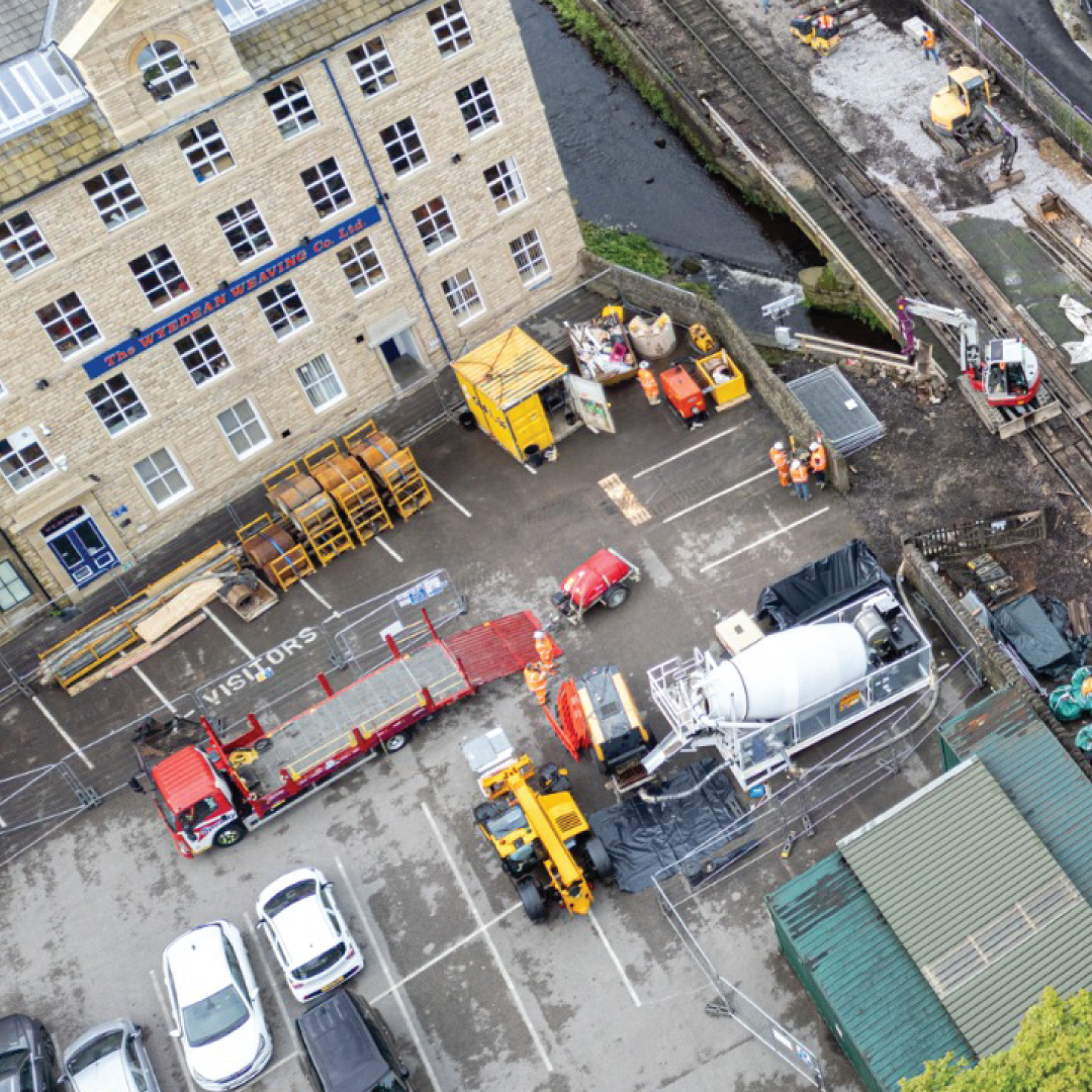 wyedeanweaving's tweet image. Great to hear @worthvalley Bridge 27 project is right on schedule, and we're thrilled that @Wyedean  could assist by offering our carpark as a site compound.

Check out the recent article in the @KeighleyNews 👉 bit.ly/4aO7ihF

#KWVR #CommunitySupport #KeighleyNews