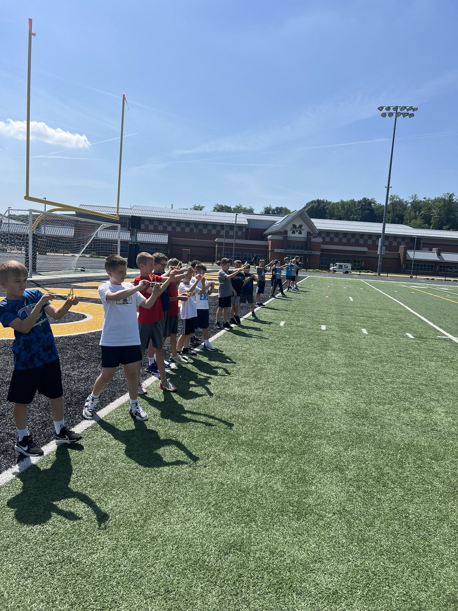 MrTaylor412_'s tweet photo. We had a great time yesterday. Day 1 of STEAM Sports was a 🎯! 

Created and tested bow and arrows. Day 2 (basketball)… coming soon 

@CarlisleMSD @jasonshoafmsd https://t.co/U63LJfSGbf