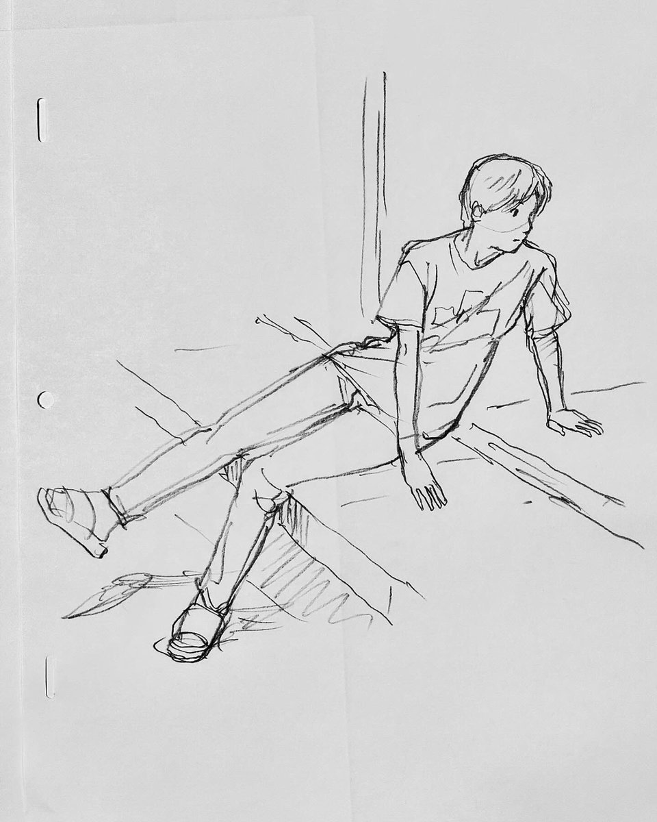 さらりと空間がわかるように描いてみたりもします 