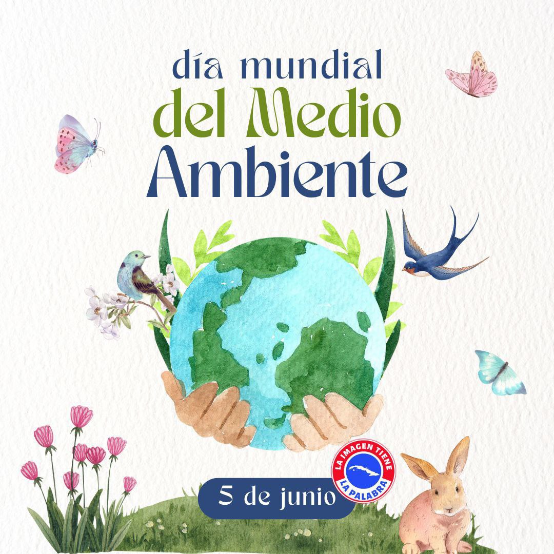 Esteban Lazo: "Este 5 de junio Día Mundial del Medio Ambiente, #Cuba🇨🇺 ratifica su compromiso con la promoción de la protección y conservación del medio ambiente y el enfrentamiento al cambio climático, a partir de lo estipulado en nuestra Constitución y las leyes vigentes"