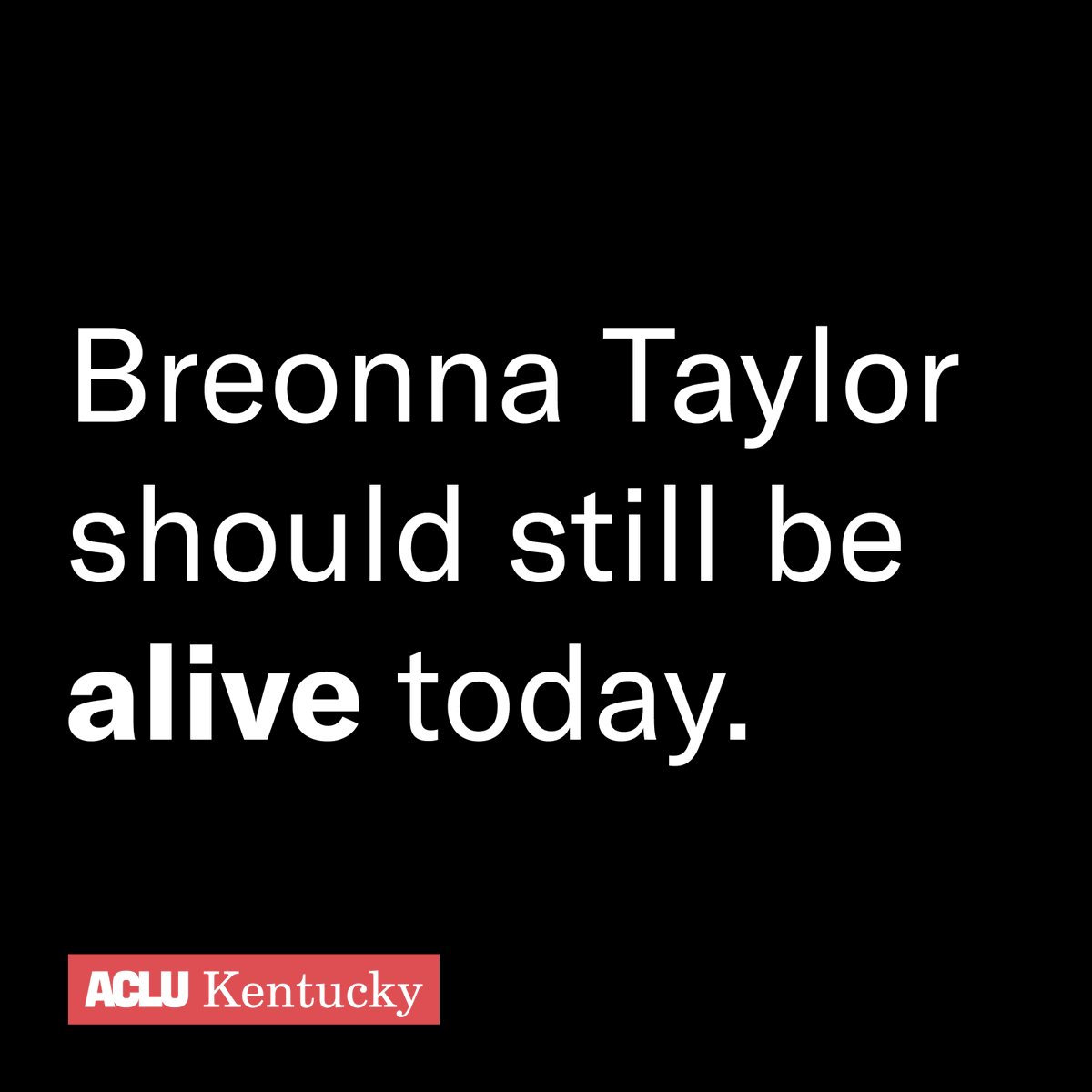 Breonna Taylor would be 31 years old today.

Happy birthday, Breonna. You should still be with us. #SayHerName