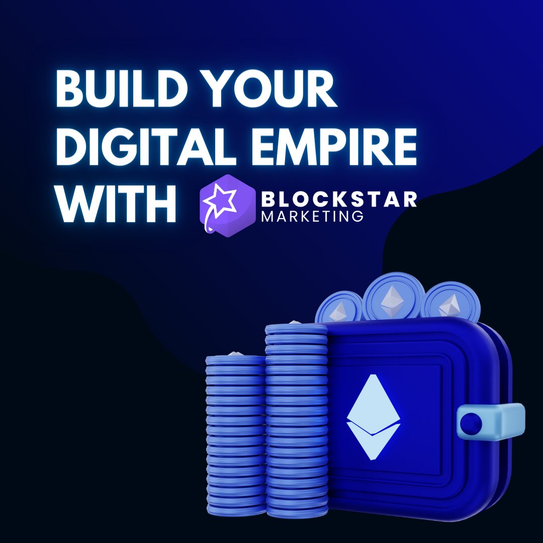 Build your digital empire with Blockstar Marketing's community-focused approach. 🌐

We don't just create projects; we cultivate thriving ecosystems. 👥

#blockchain #marketing #digitalmarketing #community
