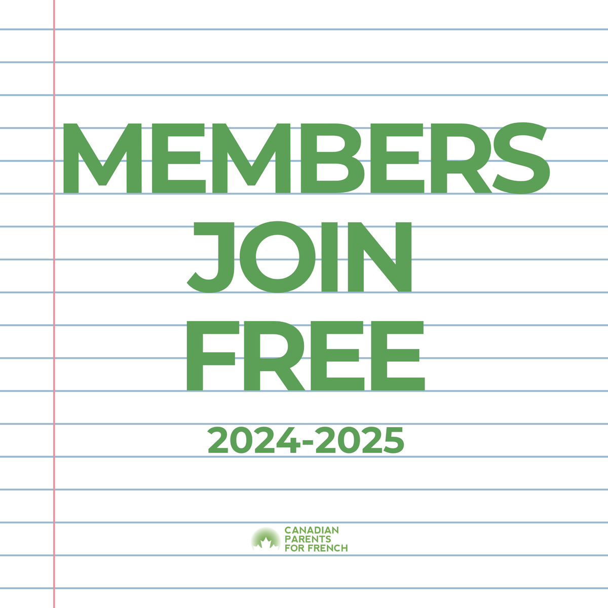 Join Canadian Parents for French and support French second-language education for all learners in Canada.

Sign up now and be part of this transformative journey.

🔗 lnkd.in/g3dNqfuV

#JoinCPF #FrenchLanguageAdvocacy #EducationalAccess #EmpowerCommunities