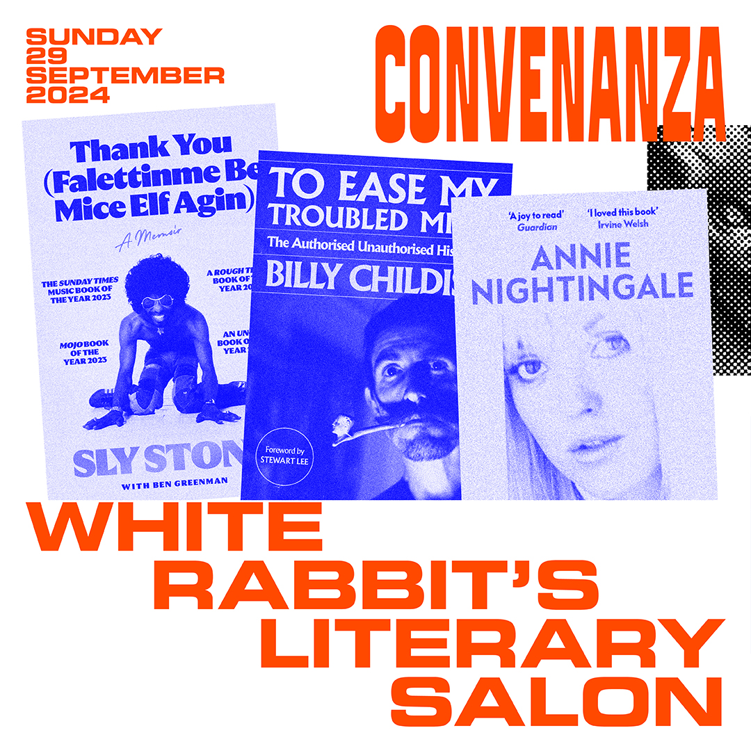 Convenanza Festival (@convenanza) on Twitter photo At Mr W's request, since 2019 we’ve added a literary salon to the festival. It takes place in the amazing Hôtel de la Cité on Sunday afternoon. Hosted by <a href="/leebrackstone/">Lee Brackstone</a> and <a href="/reversediorama/">David Keenan</a>. Line up will be announced soon.
<a href="/WhiteRabbitBks/">White Rabbit Books</a>
#gnosticsonics #convenanzafestival At Mr W's request, since 2019 we’ve added a literary salon to the festival. It takes place in the amazing Hôtel de la Cité on Sunday afternoon. Hosted by <a href="/leebrackstone/">Lee Brackstone</a> and <a href="/reversediorama/">David Keenan</a>. Line up will be announced soon.
<a href="/WhiteRabbitBks/">White Rabbit Books</a>
#gnosticsonics #convenanzafestival