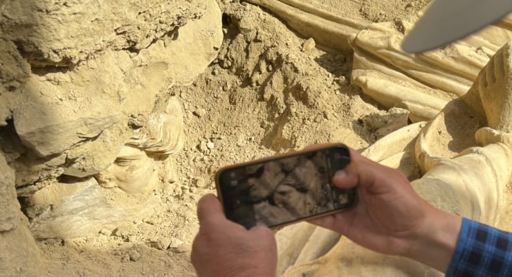 Hallada la cabeza de una escultura de la diosa griega Higía, asociada con la salud, en las ruinas de Laodicea, cerca de la ciudad turca de Denizli.