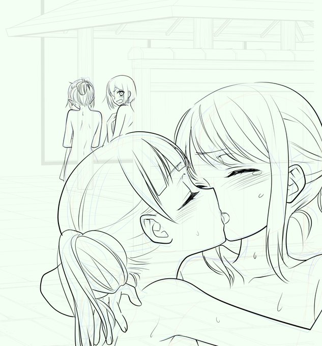 【放課後の女子湯】進捗
夏くらいには出したい

#創作百合 