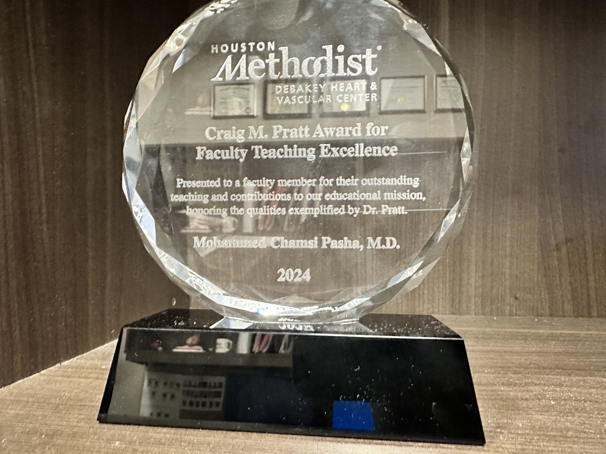 Mohammed Chamsi Pasha, FACC, FASE (@chamsipash) on Twitter photo A true honor to be nominated by <a href="/HMHCardioFellow/">Houston Methodist Cardiovascular Fellowships</a> <a href="/HMethodistCV/">Houston Methodist CV</a> fellows. Thanks to all what you do, and remember .. tell me and I forget, teach me and I remember, involve me and I learn <a href="/WilliamZoghbi/">WilliamZoghbi</a> <a href="/SLittleMD/">Stephen Little, MD</a> A true honor to be nominated by <a href="/HMHCardioFellow/">Houston Methodist Cardiovascular Fellowships</a> <a href="/HMethodistCV/">Houston Methodist CV</a> fellows. Thanks to all what you do, and remember .. tell me and I forget, teach me and I remember, involve me and I learn <a href="/WilliamZoghbi/">WilliamZoghbi</a> <a href="/SLittleMD/">Stephen Little, MD</a>