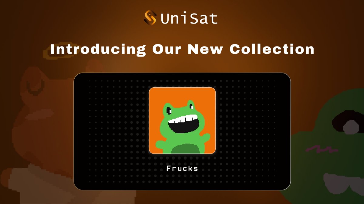 New Collection Now Supported!

Exciting news! We've added a new collection to #UniSat marketplace! 🔥

🔸 Frucks <a href="/frucksBTC/">frucks</a>

🔗 Start trading now: unisat.io/market

🔥Check it out and enjoy!
