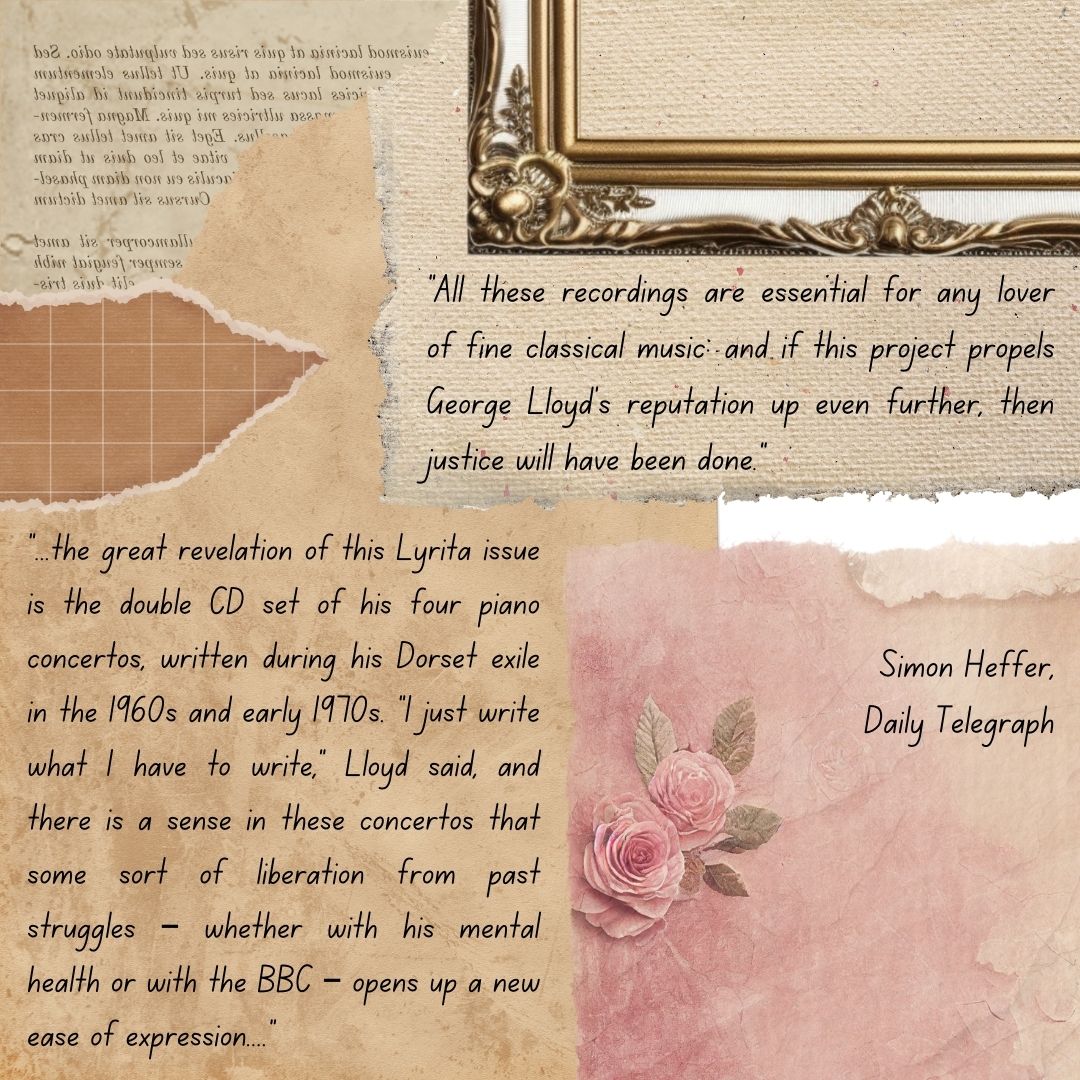 GLloydcomposer's tweet image. A lovely review in the Daily Telegraph from Simon Heffer on the new George Lloyd releases.

&quot;All these recordings are essential for any lover of fine classical music and if this project propels George Lloyd&apos;s reputation up even further, then justice will have been done.&quot;