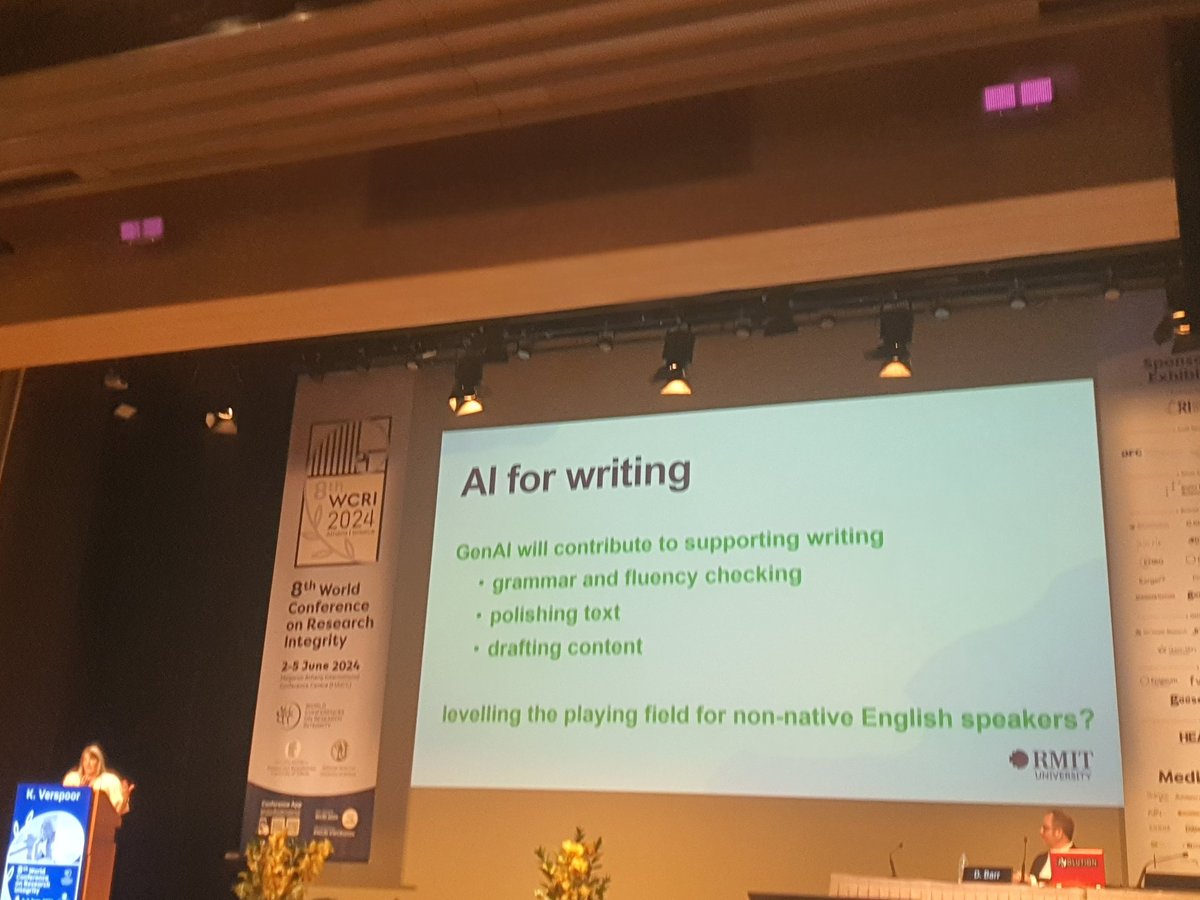Pranujan Pathmendra (@pranujanp) on Twitter photo The last plenary <a href="/karinv/">karin verspoor (professor)</a> <a href="/RMIT/">RMIT University</a> describes the "the good, the bad and the ugly" on #generativeAI. A fantastic overview of everything that is wrong, and great with genAI. The possibilities are endless, and they are both scary and exciting! The last plenary <a href="/karinv/">karin verspoor (professor)</a> <a href="/RMIT/">RMIT University</a> describes the "the good, the bad and the ugly" on #generativeAI. A fantastic overview of everything that is wrong, and great with genAI. The possibilities are endless, and they are both scary and exciting!