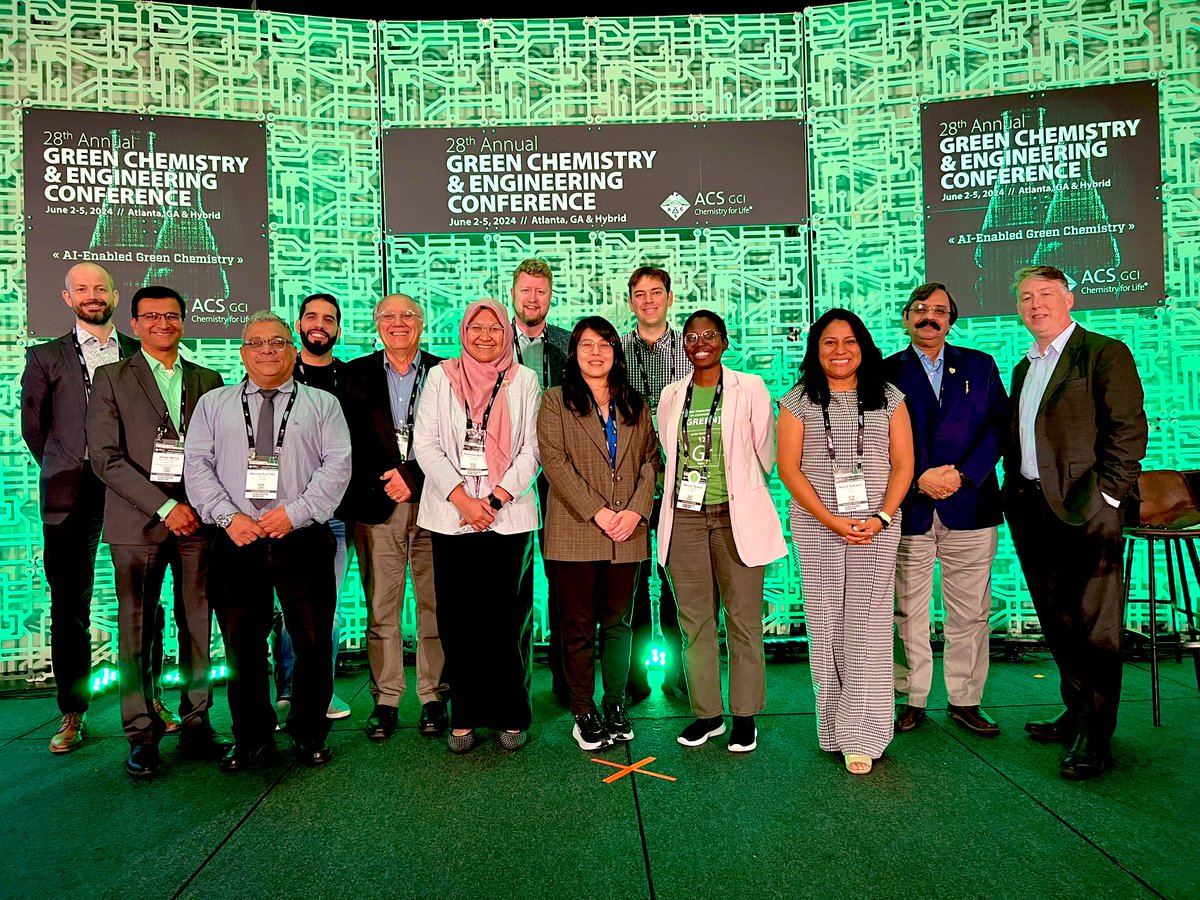 Yale Green Chemistry (@yalegreenchem) on Twitter photo What a fantastic group of people, speakers, and insights at the 2024 #GCandE in Atlanta in our session āGreen Chemistry Awareness and Implementation across the Globeā
<a href="/Yale/">Yale University</a> <a href="/YaleEnvironment/">Yale School of the Environment</a> <a href="/YaleSPH/">Yale School of Public Health</a> What a fantastic group of people, speakers, and insights at the 2024 #GCandE in Atlanta in our session āGreen Chemistry Awareness and Implementation across the Globeā
<a href="/Yale/">Yale University</a> <a href="/YaleEnvironment/">Yale School of the Environment</a> <a href="/YaleSPH/">Yale School of Public Health</a>