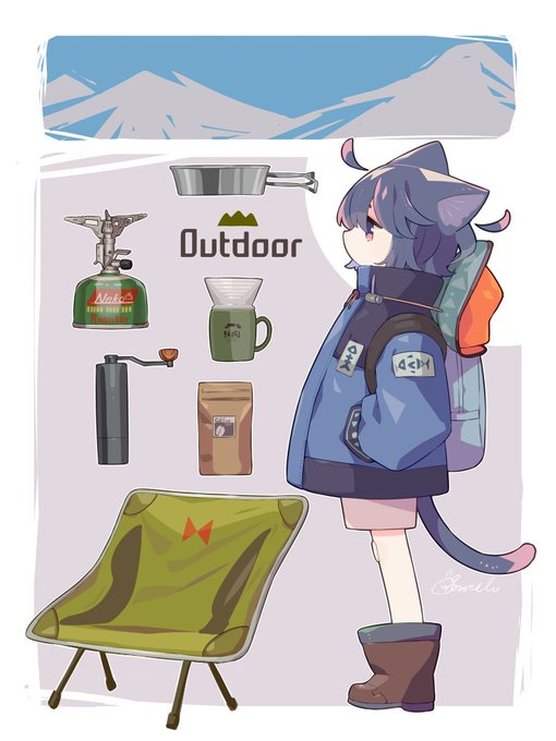 「cat girl long sleeves」 illustration images(Latest)