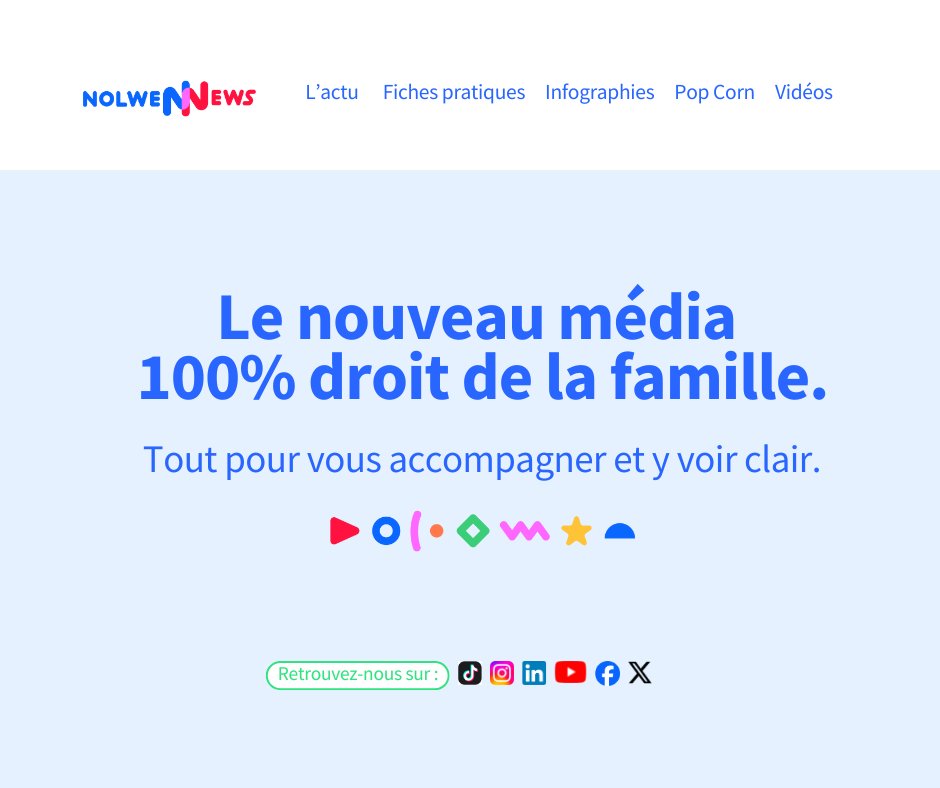 nolwenn_news's tweet photo. 📢 C’est tout beau, c’est tout nouveau !

La première plateforme d’#information 100% #droitdelafamille est disponible sur tous les réseaux !

Retrouvez #NolwennNews directement sur votre téléphone sur https://t.co/ynmSv3RJOY🤳

👉Nous sommes partout, suivez nous ! https://t.co/JlZ0xbI6wD