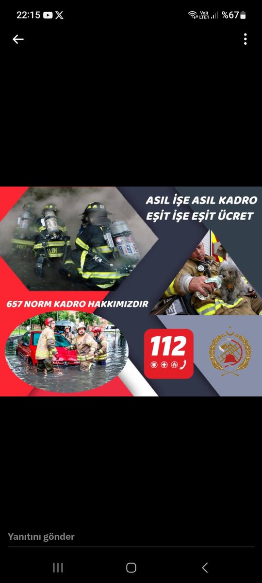 IsmetKok's tweet photo. @ankarakulisi06 Taşeron itfaiyeciler kadro bekliyor ⏳ https://t.co/TicA7FgPAf