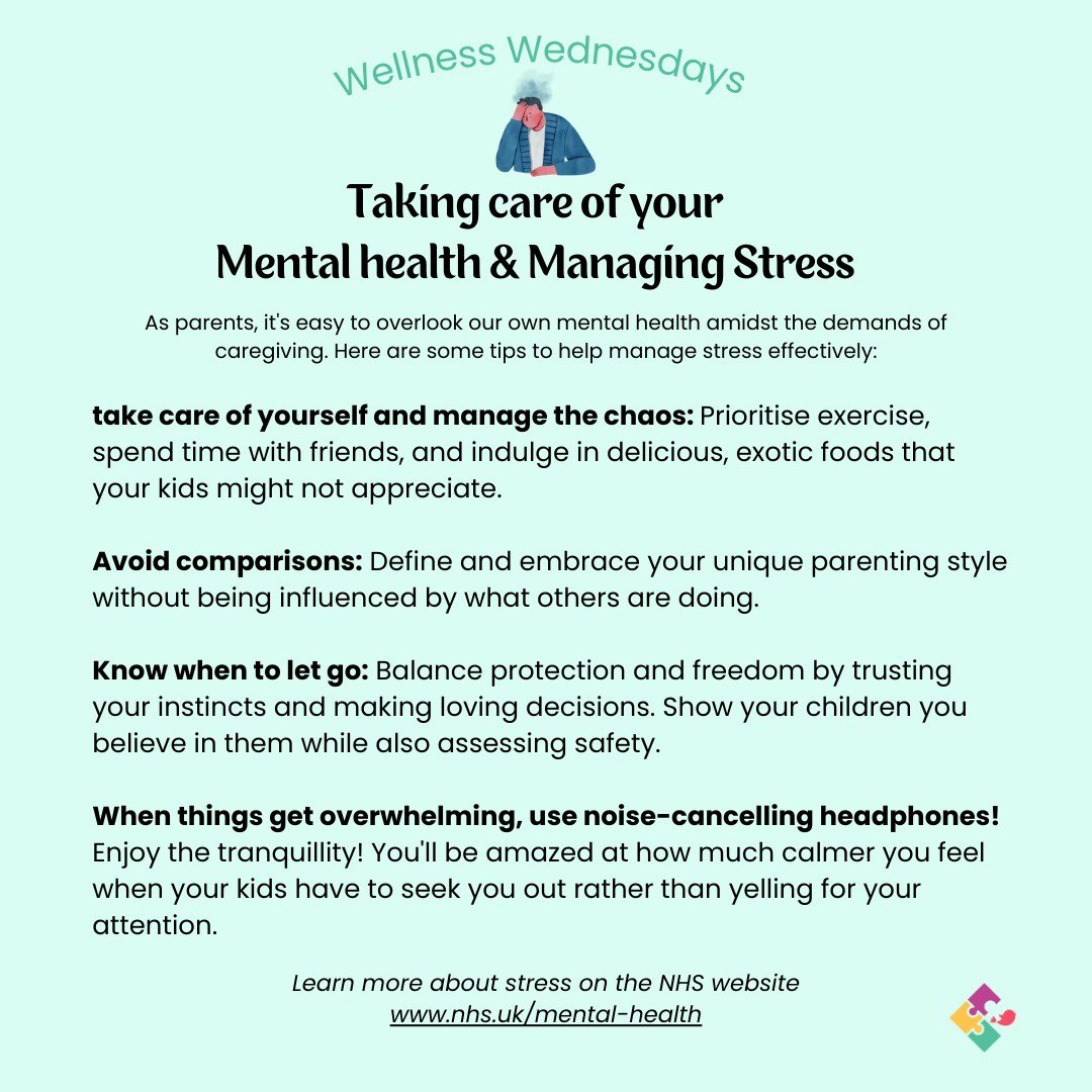 cbc_services's tweet image. Our mental health is crucial for navigating life but also to be present for our little ones! 

#parent #parentproblems #mentalhealthawareness #mentalhealthmatters #childrens #advice #wellness