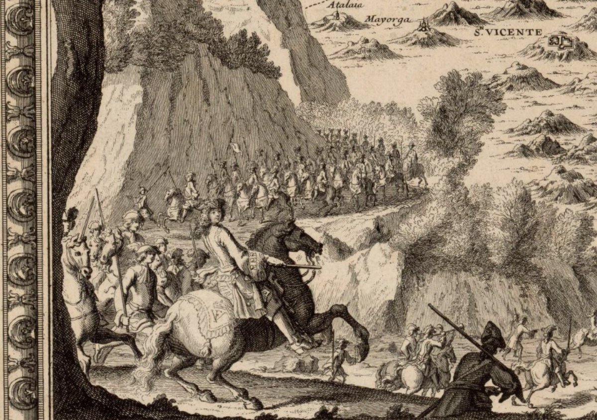 anibal_mb's tweet photo. Mirad qué preciosidad de mapa de 1704 sobre la incursión de Felipe V en Portugal desde Extremadura. https://t.co/PoiY7n8L8q