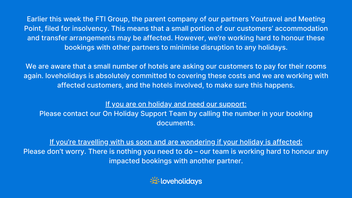 loveholidays tweet media