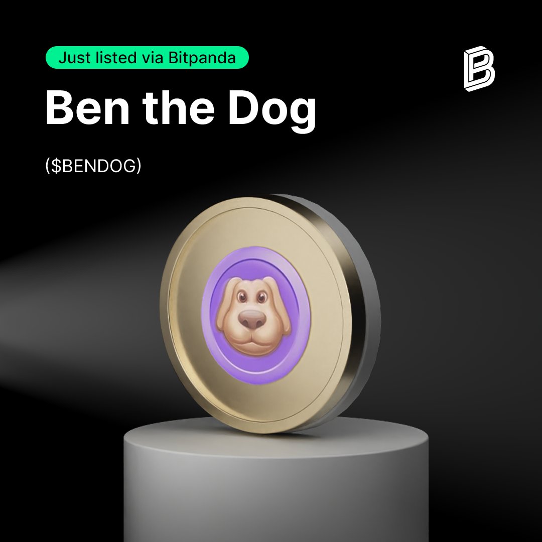 Our dog friend $BENDOG is available on Bitpanda now! How loud will he bark?  🐶🚀 Learn more: https://t.co/WcxI7ldJMO @ben_dog_ is part of the meme-coin  based Game Verse Valhalla. The Solana based ecosystem