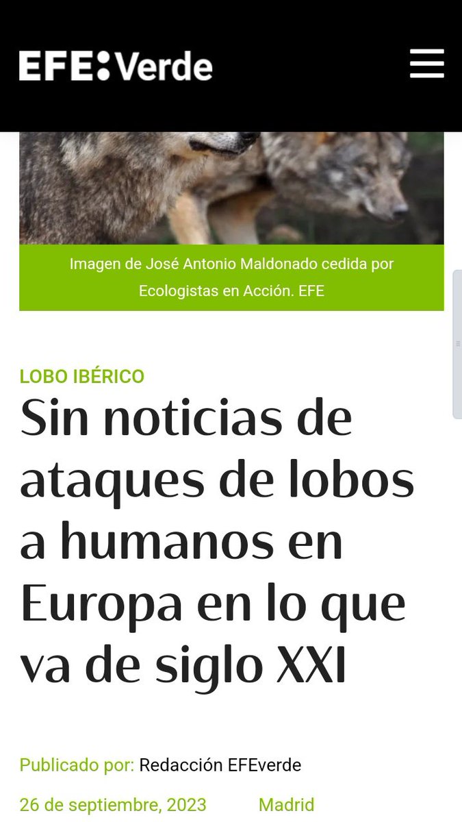 IsraenCantabria's tweet photo. Si hay pueblos sitiados es porque no hay transporte público para salir de ellos.

Los lobos no atacan personas.

La candidata del PP de La Rioja: "Hay dos pueblos de Cantabria sitiados por el lobo, los niños no pueden salir a la calle" https://t.co/iyqwTBRyOO vía @Rioja2 https://t.co/GM3O7PNiKH