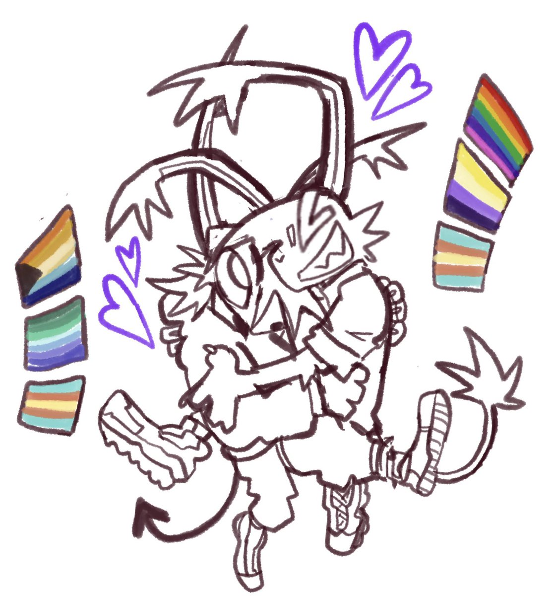 stunkarm's tweet photo. Currently visiting my lover in Canada for pride month ❤️ https://t.co/h0MmuC4Hog