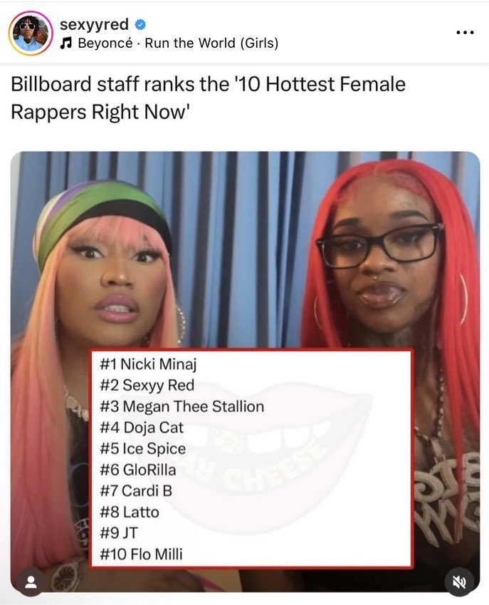 YSLONIKA's tweet photo. not sexyy red tagging everybody (including Nicki’s opps) 😭😭😭 I’m screaming https://t.co/Hzs10TAa6u