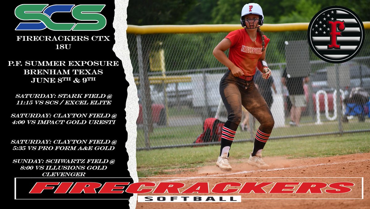 We're back on the road this weekend. Headed to Brenham, TX!! Come check us out!  <a href="/McMSoftballteam/">McMurry Softball</a> <a href="/AngeloStateSB/">Angelo State Softball</a> <a href="/HowardSoftball/">Howard Softball</a> <a href="/StThomasUniv/">St. Thomas University</a> <a href="/NWOSU_SB/">Ranger Softball</a> <a href="/MSUTexasSB/">Midwestern State Softball</a> <a href="/OLLUsball/">Our Lady Of The Lake Softball</a> <a href="/TrinityValleyCC/">TVCC</a>