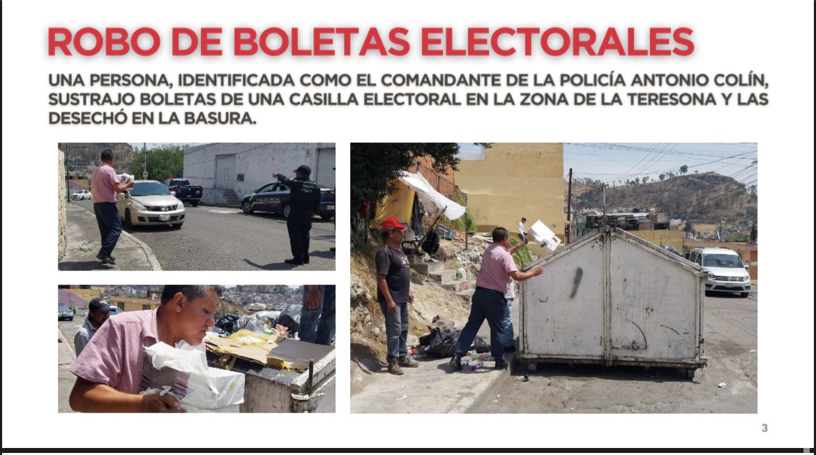 melissavargasmx's tweet photo. He solicitado la apertura y reconteo de toda la votación de la elección del Ayuntamiento de Toluca, sin embargo el @IEEM_MX en una primera instancia solo abrirá 344 casilla, cerca del 20 por ciento! 

Hemos encontrado diversas irregularidades como: 

Hemos encontrado diversas irregularidades como: 

1. Diferencias entre las sábanas ubicadas afuera de las casillas, las actas y el sistema de conteo rápido. 

2. Diferencias entre el número de boletas entregadas en  de la elección de diputado local a la de la presidencia Muncipal, donde casualmente la diferencia beneficia a Morena. 

3. Paquetes electorales adulterados 

4. Falta de registró de más de 63 casillas sin acta de escrutinio y cómputo, 50 casillas sin datos o según ilegibles. 

5. 80 casillas donde según participaron del 1 al 3 por ciento de participación, cuando todos vimos las filas, lo que significa qué hay votos que no se contaron. 

6. Presencia de servidores de la nación como escrutadores

Entre una larga lista de irregularidades que estaremos presentando! 

Morena y sus aliados en medios, quieren ahora decir que es porque yo quiero negociar, otra más de sus mentiras, que quede claro: quiero y exijo legalidad y transparencia! 

Por lo anterior pido al Instituto Electoral sensibilidad para que se abra la totalidad de casillas y que ante la incertidumbre que generan las irregularidades generalizadas, los Toluqueños tengas  certeza y confianza de los resultados de este cómputo.