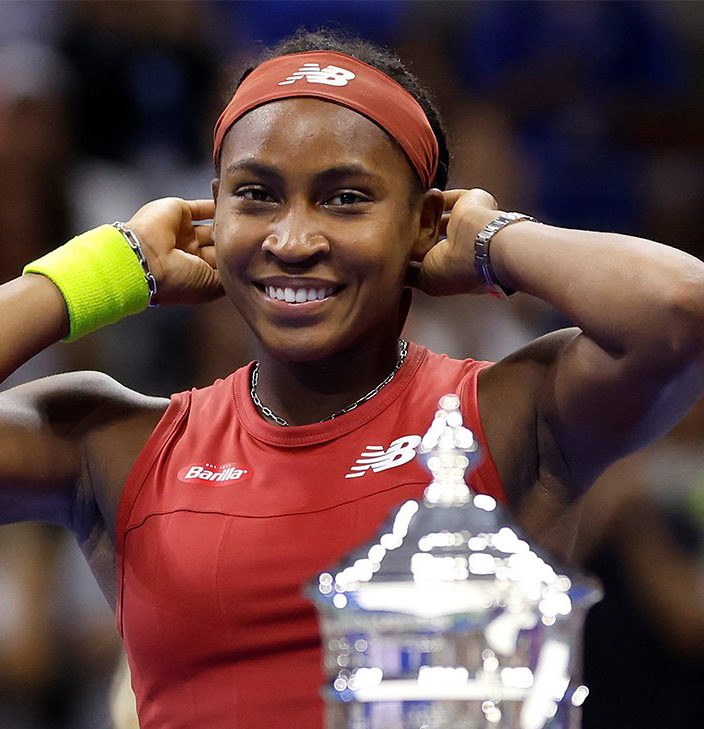 TheTennisLetter's tweet photo. Smile if you’re the new world #2. 

Congratulations, Coco Gauff. 

🇺🇸❤️ https://t.co/yFfNTlogNw