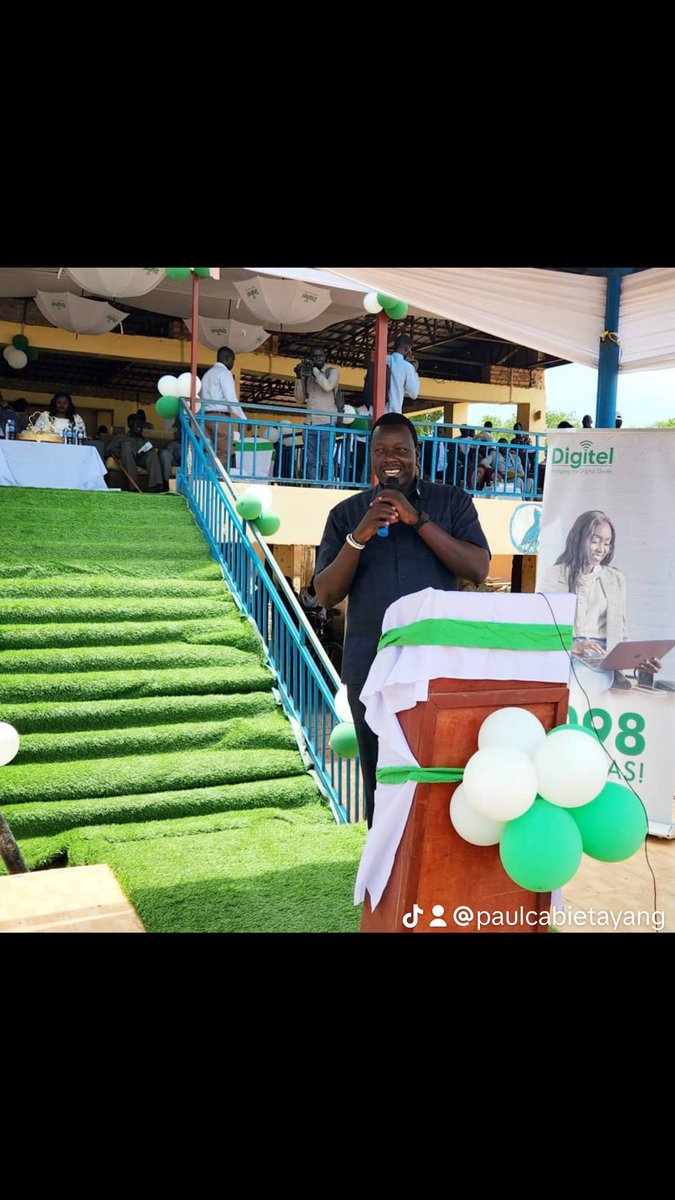 PaulCabiet's tweet photo. This morning we have officially inaugurated the operation of Digitel Network in Lakes State. The occasion was graced by our IDeputy Min of Info, Dr. Jacob Maju and Hon. Napoleon Adok Gai, DG of NCA. We remain committed in our efforts to connect our rural communities. https://t.co/OkGAAb1va9