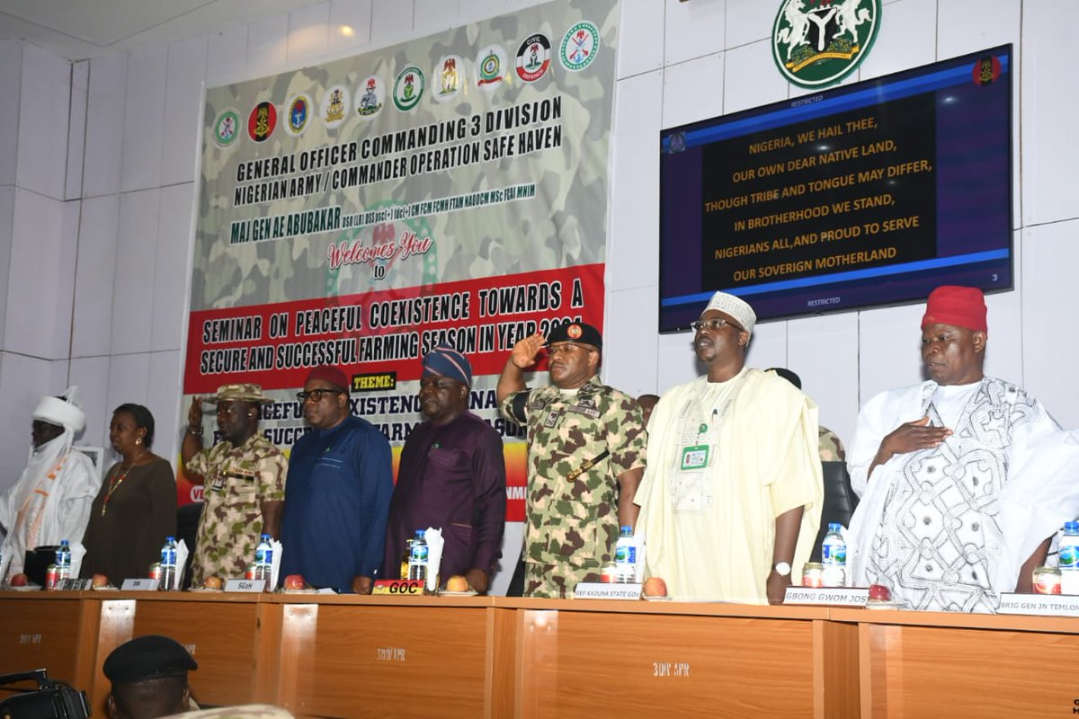 A seminar on peaceful coexistence for a successful farming season, organized by Operation Safe Haven, brought together critical stakeholders within the Joint Operation Area of OPSH. The Special Adviser represented His Excellency, Governor Uba Sani.